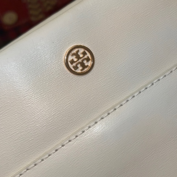 Tory Burch Parker Ivory Mango Large Tote - Picture 13 of 16